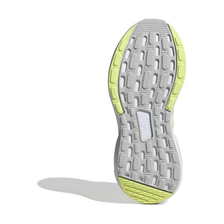 Adidas Rapidasport Boa Round Head Buckle Shock Absorbing Wear Resistant Breathable Low Top Running Shoes Kids Running Shoes Gray Green IE4542