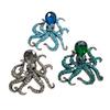 Sparkly Octopus Brooch Rhinestone Octopus Brooch Pin Sea Creature Lapel Pin Accessory for Men Women Ocean Lovers Sweaters Coats Scarves