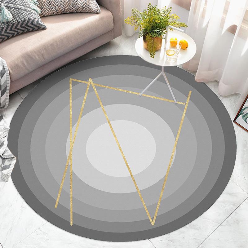 Круглый геометрический ковер для дома, гостиной, дивана, журнального столика, коврик для пола, ковер для дома, спальни, коврик для пола