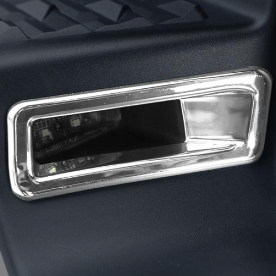 Для Dodge Ram 1500 19-25 ABS Хромированный Вид Накладка Отделка Заднего Фонаря Подсветки Номерного Знака 2 ШТ.