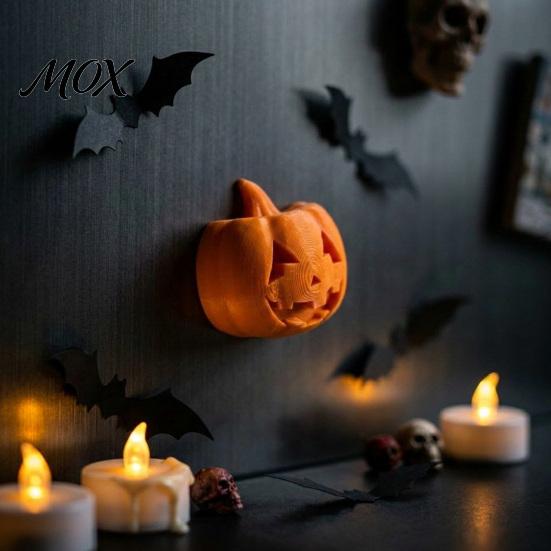 Autumn Pumpkin Decorations Halloween Refrigerator Magnet, 3D Printed Creepy Party Favors Magnetic Decor for Kitchen Cabinets Whiteboards Fridge