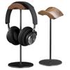 Kantof Headphone Natural Premium Black Walnut Aluminum Alloy Headphone Elegant Headphone Interior Stand, Wood, + Specifications, Stand, Hanger,