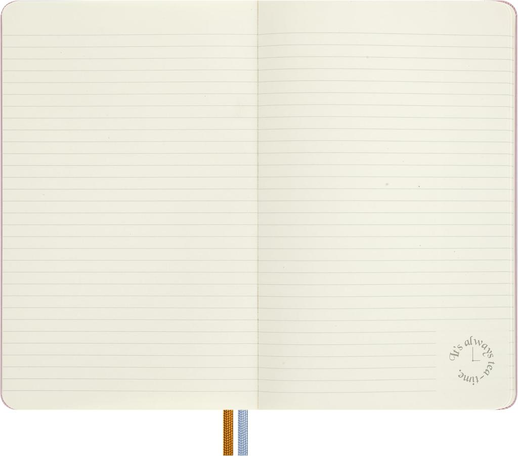 Moleskine X Алиса в Стране чудес Большой размер x LEAL02QP060 Блокнот, (13см 21см), На подкладке, Розовый,