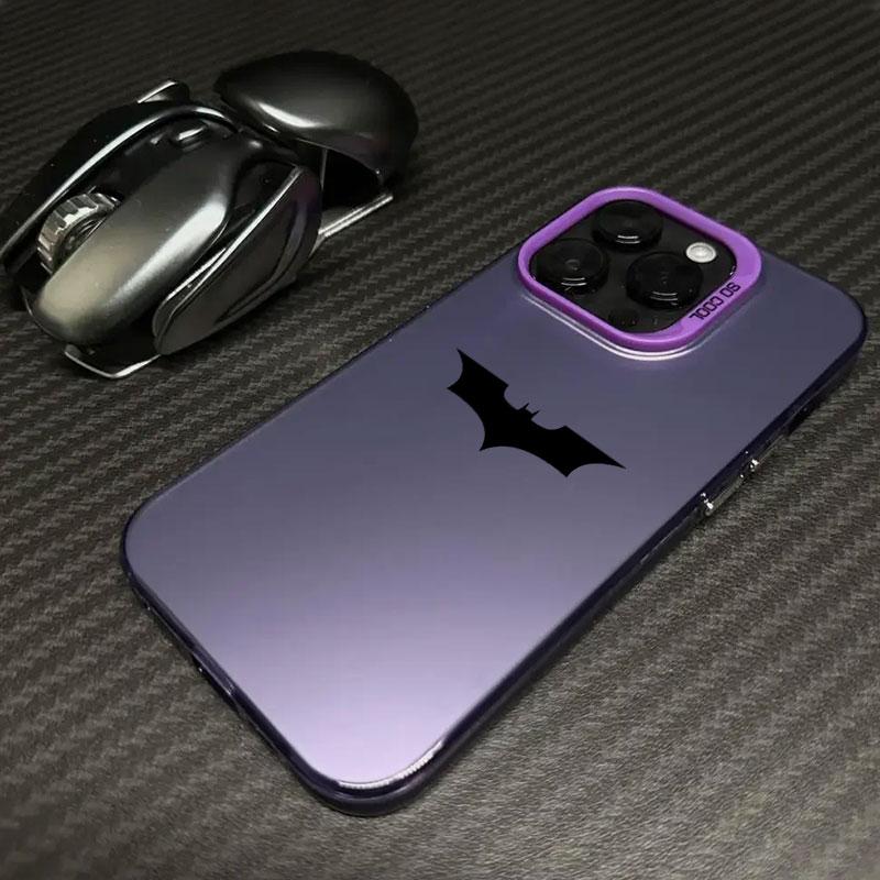 B-Bats-Man S-Supermans Symbol Phone Case For iPhone 11 12 13 14 15 16 17 Pro Max 16e 17E 17 Air Plus 13 Shockproof Fundas Cover