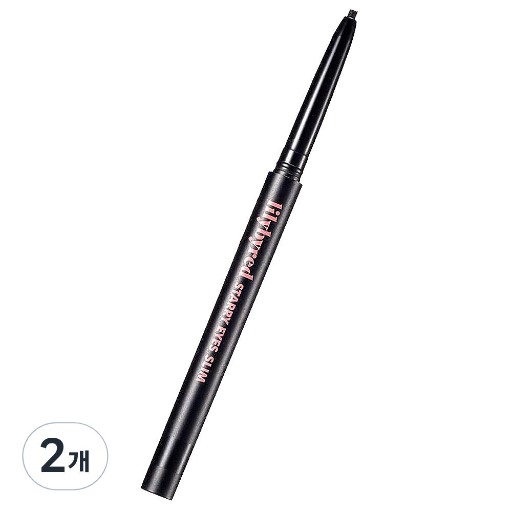 lilybyred Тонкая гелевая подводка для глаз Starry Eyes 0,14 г, 01 Матовый черный, 2 шт.