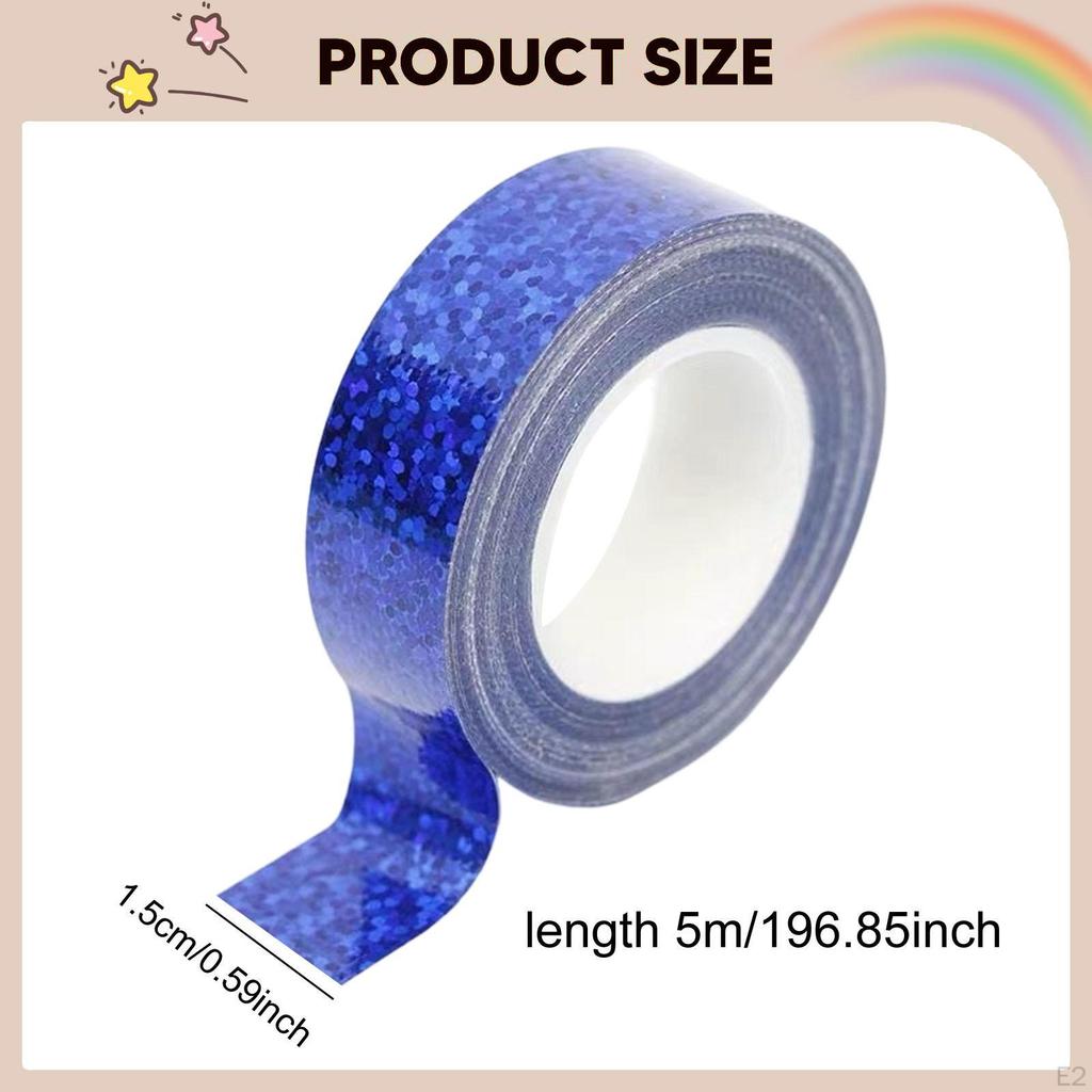 Декоративная лента для гимнастического обруча 0,59 дюйма x 5 м / 16,4 фута Легкое нанесение Толстая 1,5 см x М