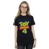 Disney Womens/Ladies Toy Story 4 Logo Cotton Boyfriend T-Shirt