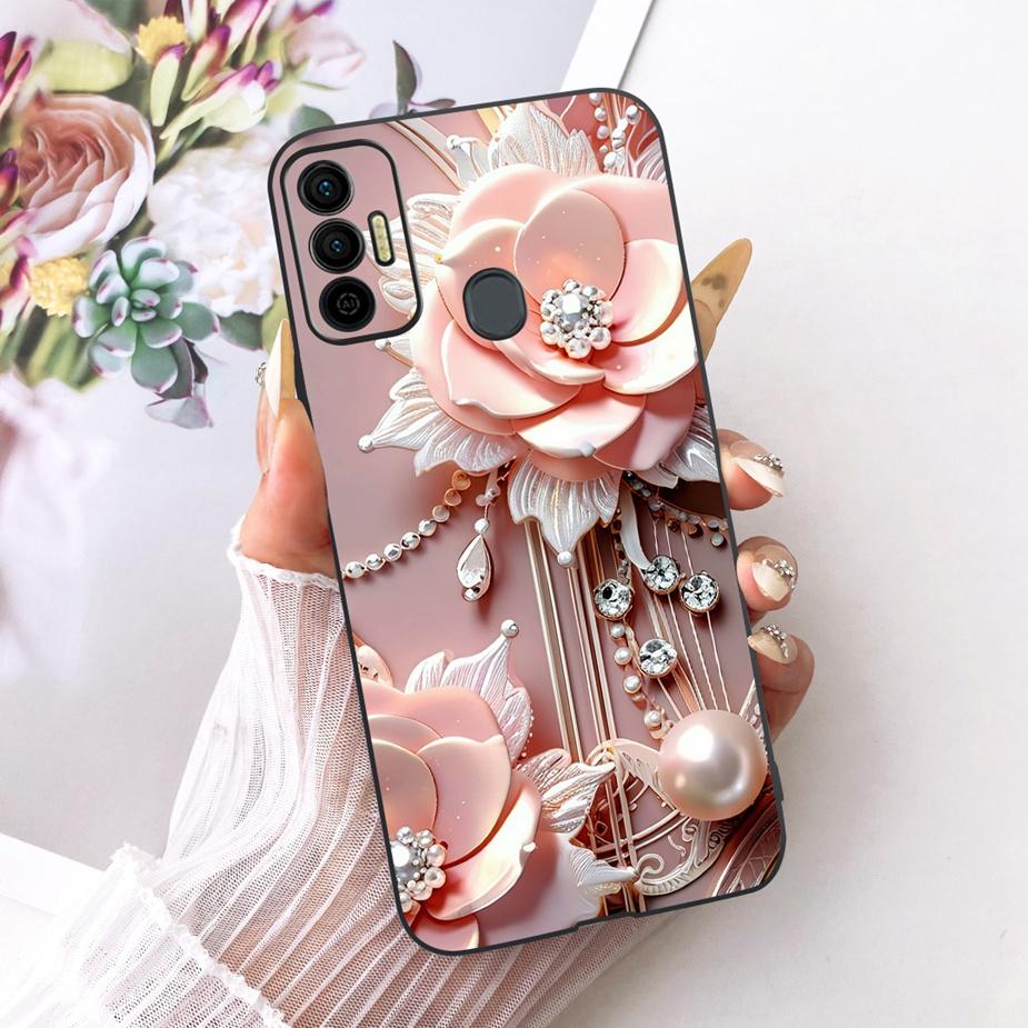 Чехол для Tecno Spark 7 Pro Чехол Spark7 T KF6p Новый Роскошный Расписной Чехол Мягкий Силиконовый Чехол Для Tecno Spark 7P 7T Spark7 Pro Funda Сумки