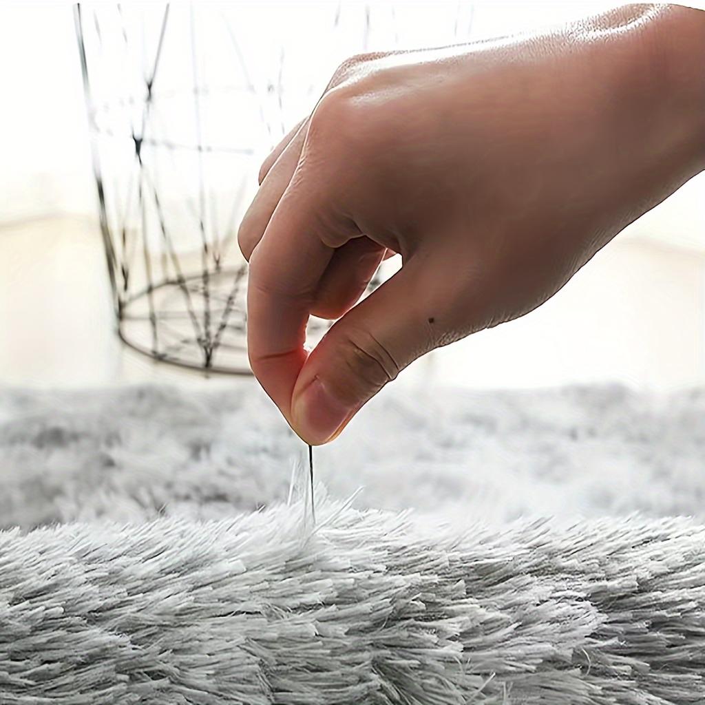 Мягкие пушистые ковры Шагги, Роскошный нескользящий ковер. Машинная стирка, Идеально для гостиной, спальни, декора стола.