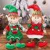 Christmas New Products Christmas Atmosphere Hanging Leg Elf Sitting Posture Doll Decoration Children Gift Elf Doll Decoration