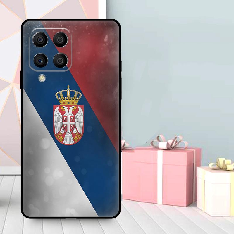 Флаг Сербии Сербский Чехол Для Samsung Galaxy M56 M52 M32 M53 M16 M11 M21 M31 M35 M12 M13 M14 M15 M36 M55 M34 M54