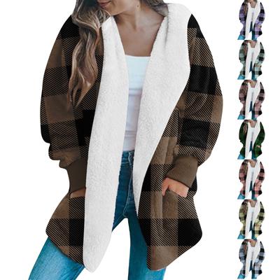 Модный женский длинный рукав вязаный и зимний кардиган свитер однотонное пальто