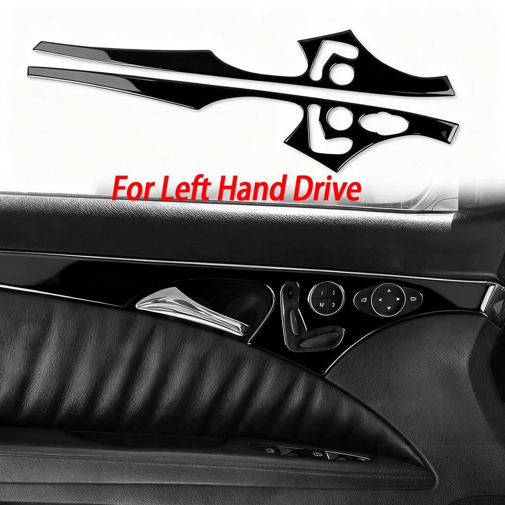 For Benz B Class W245 2005-2011 Real Carbon Fiber CD Control Panel Trim Cover Car Interior Accessories Decorative Sticker