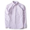 Pure Cotton Oxford Full Sleeve Button Down Collar Classic Men Casual Striped Shirts