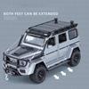 Масштаб 1/24, мини-автоматическое моделирование BENZ Adenture G550 SUV 4x4, литой игрушечный транспорт со звуком и светом, подарок для мальчиков