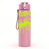 1PC Prodigy Green Text 750ml sports water bottle leakproof straw lid outdoor office home