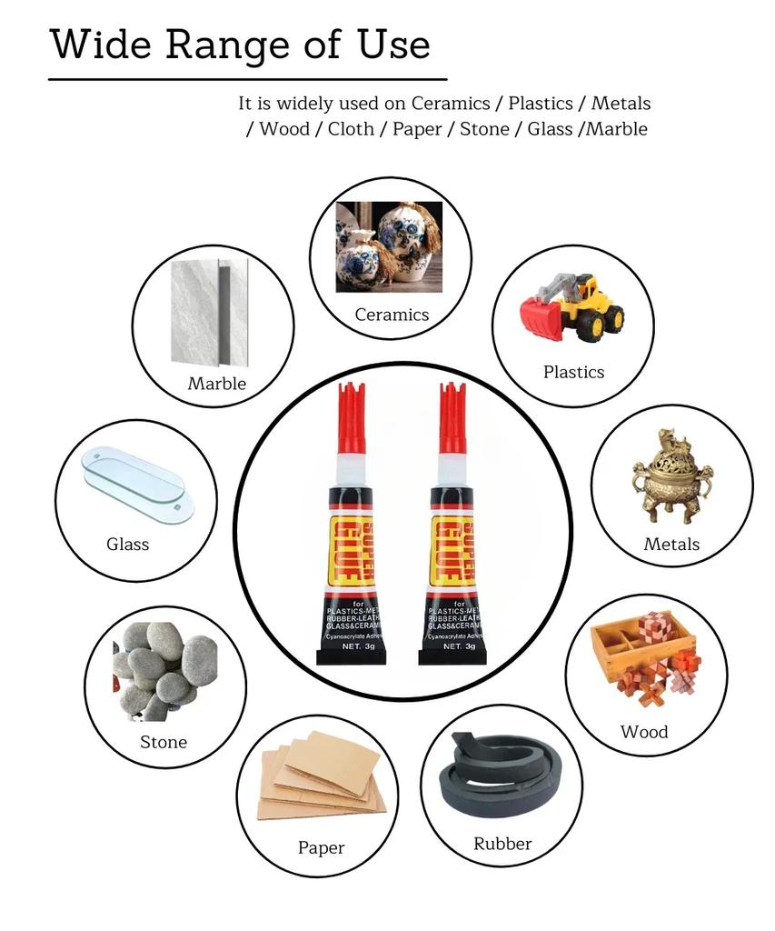 502 Клей Эпоксидная Смола Мгновенный Сильный Клей Универсальный Цианакрилатный Клей Для Ремонта Обуви Магазин Канцелярских Товаров Супер Жидкие Клеи