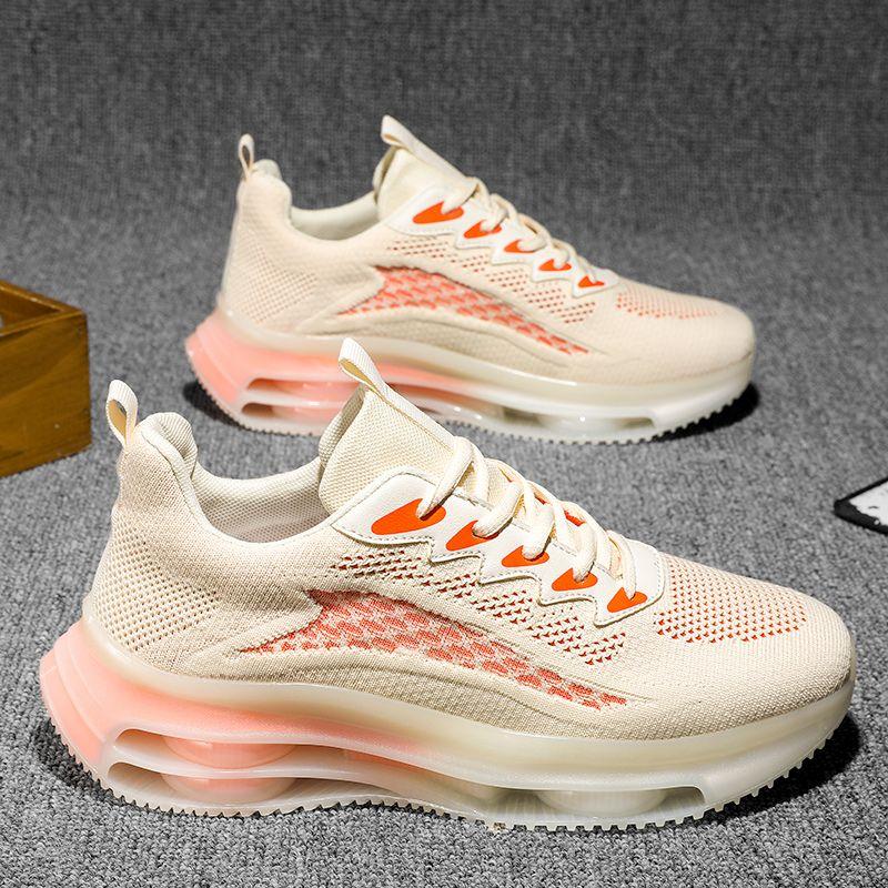 Мужские спортивные кроссовки с мягкой стелькой и низким верхом, сетчатый верх, для пеших прогулок и треккинга, легкие, дизайнерские, на распродаже, легкие мужские повседневные кроссовки