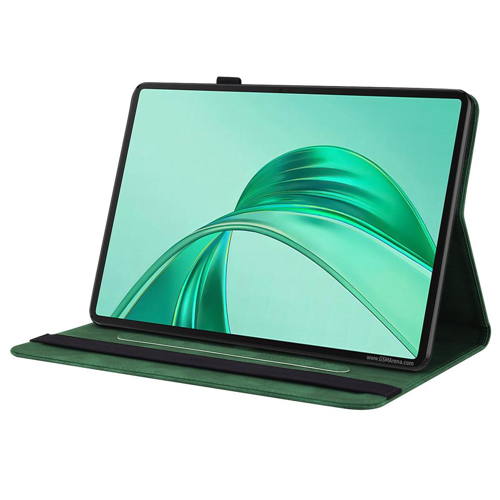 Чехол для Honor Pad X8a с оттиском бабочки и цветка, из искусственной кожи, чехол для планшета с отделениями для карт