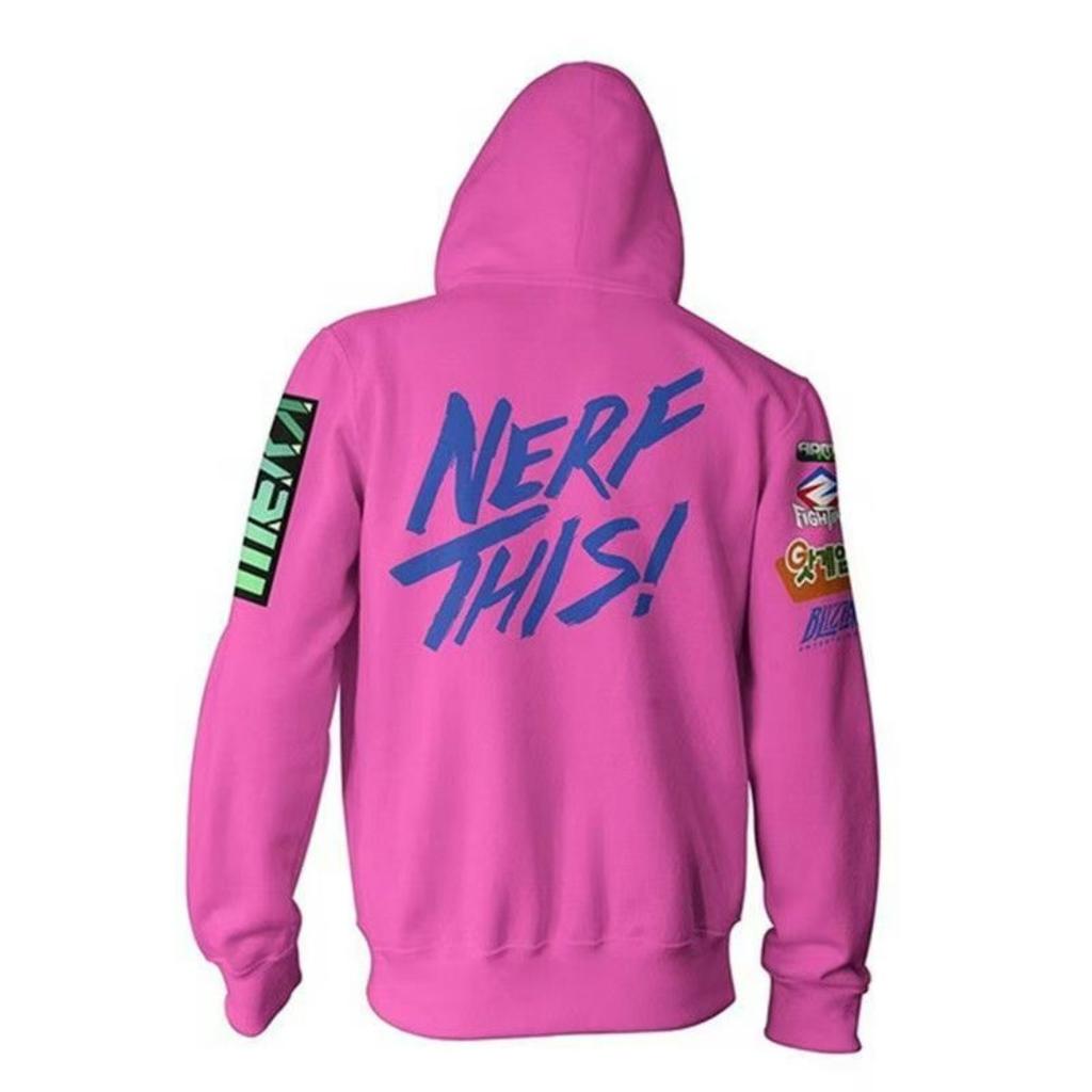 Аниме Игра Толстовка Свитшот 3D Печать Overwatches DVA DJ Косплей Костюм Женщины Мужчины Пара Толстовка Куртка Топ Одежда