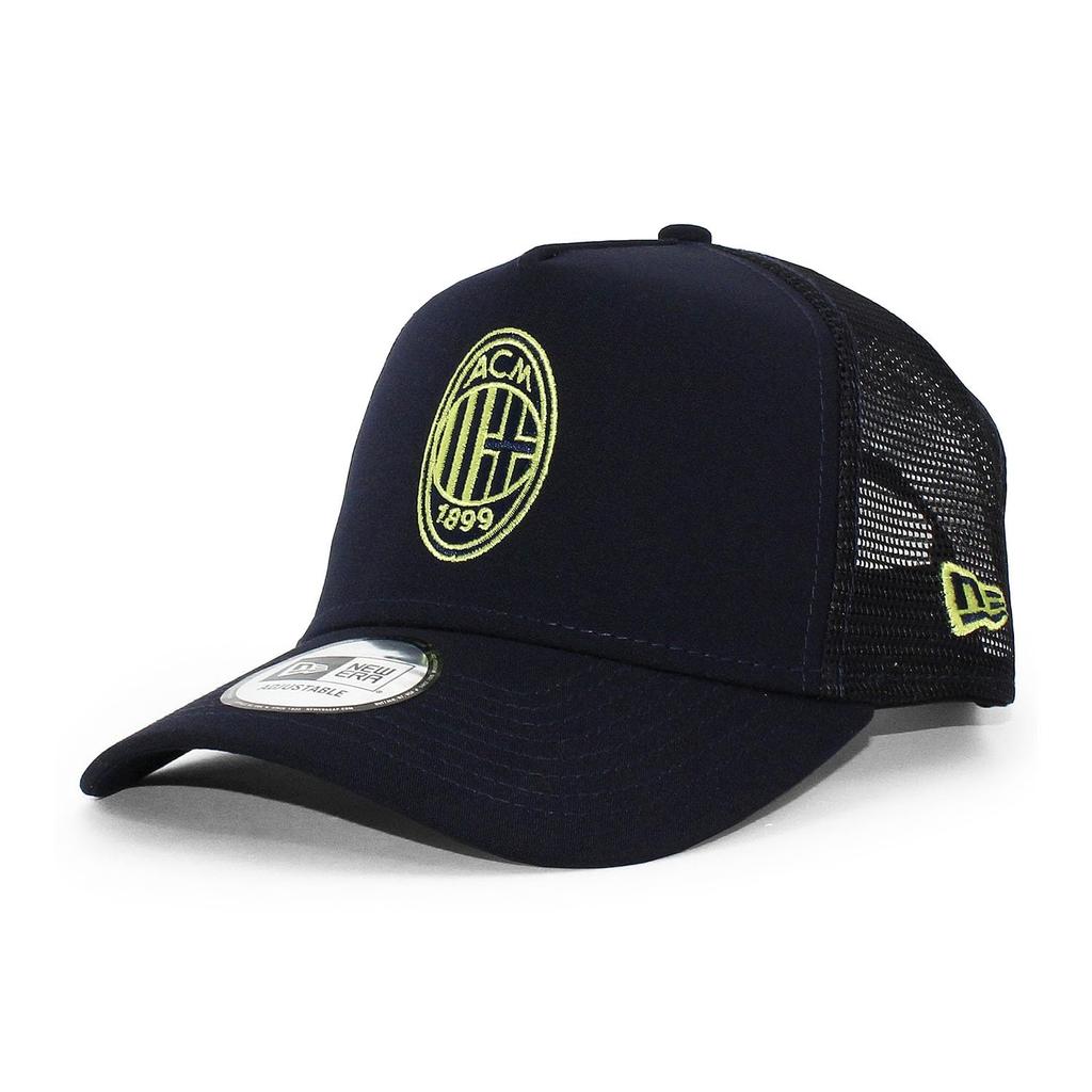 [New Era] Mesh Cap AC Milan SERIA A REPREVE E-FRAME TRUCKER MESH CAP NAVY AC MILAN Trucker Cap Hat 940 Soccer Serie A [Used]