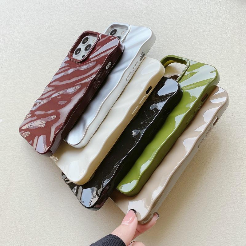 Модный чехол для iPhone 14 Pro Max 14 Plus 14 Pro, мягкий чехол для телефона с 3D-волнами воды для iPhone 14 13 12 11 Pro Max XR XS Max X 6 7 8 Plus SE 2022