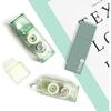 White Correction Tape, Easy To Use Applicator for tant Corrections, For school, Office Workers (Gradient Green, 5M/196" x 0.2",12pack)