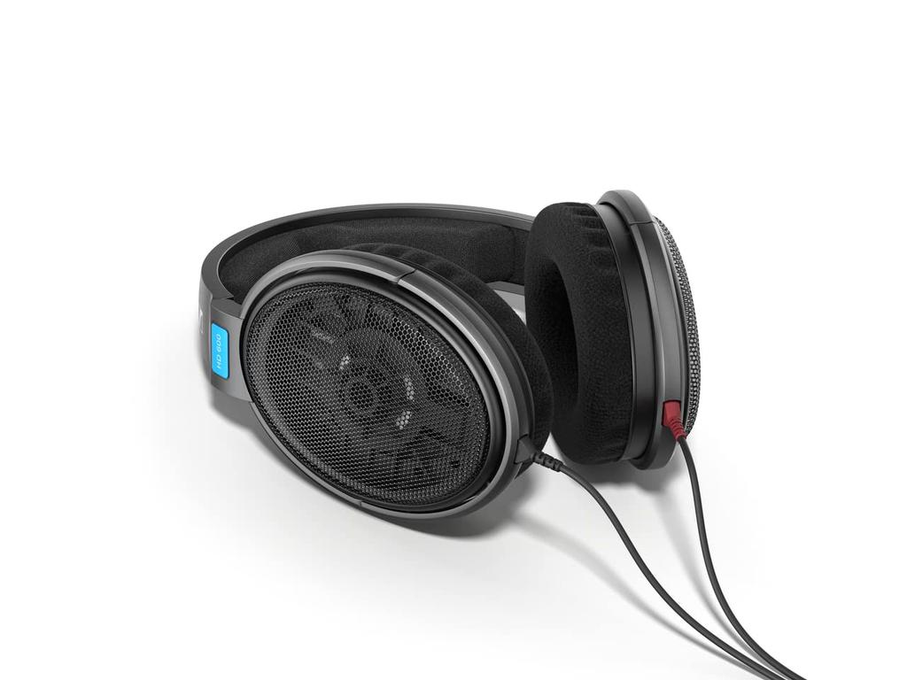 Sennheiser HD 600 Wired Open-Back Over-Ear Headphones Audiophile Metal Mesh Cover Black