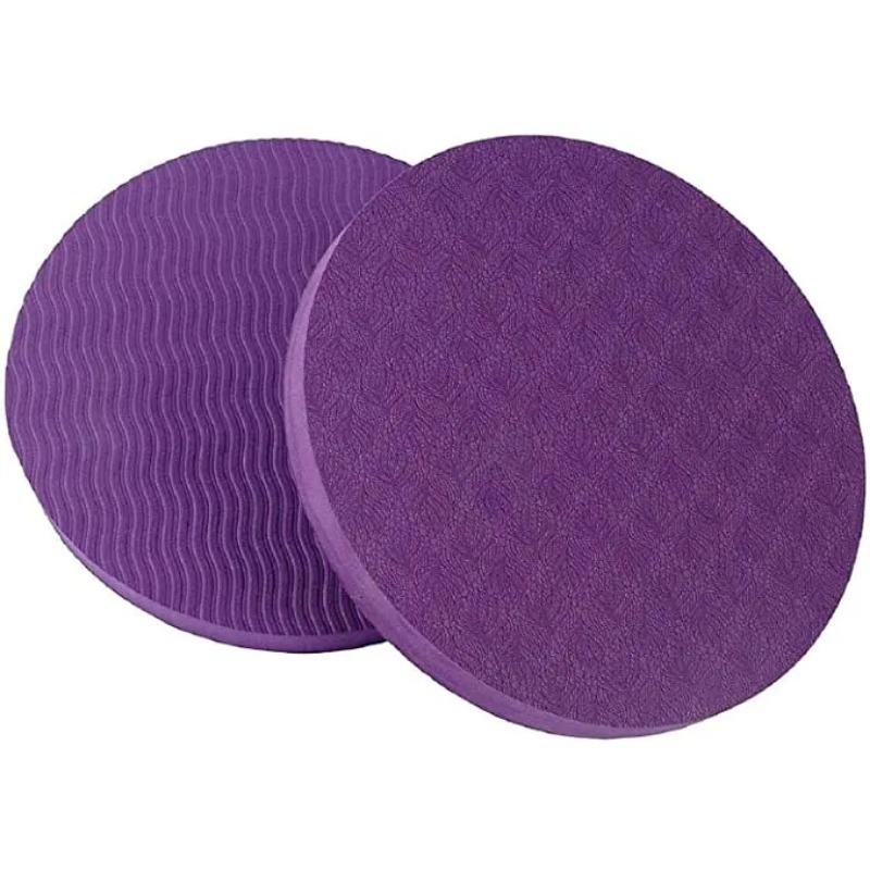2pcs Yoga Portable Knee Pads Cushion Extra Thick for Knees Elbows Wrist Hands Head Foam Yoga Pilates Work Out Kneeling Pad