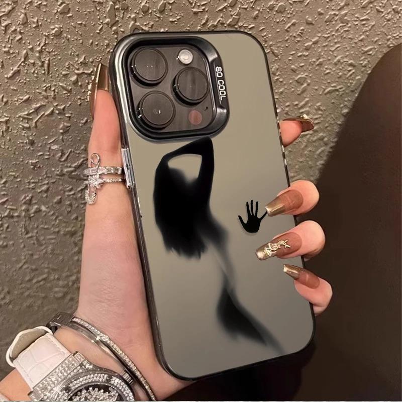 Сексуальный чехол в стиле Фантом для iPhone 16 15 14 13 12 11 Pro Max XS X XR 8 7 Plus Покрытие Матовый Ударопрочный Задняя крышка