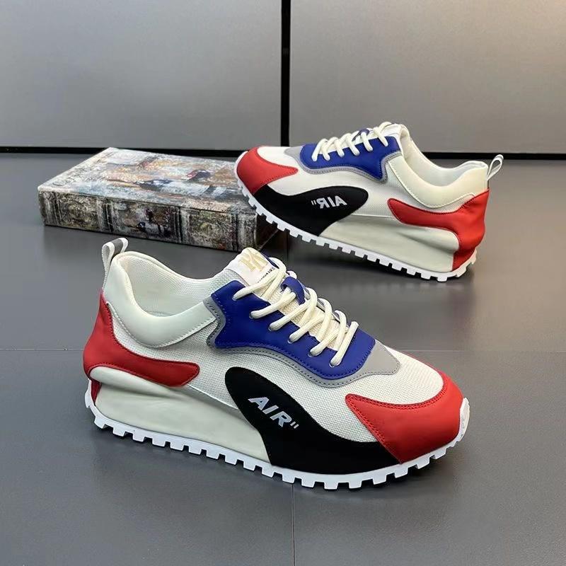 Мужские кроссовки повседневные цветные сетчатые дышащие уличные мужские дизайнерские туфли на плоской подошве роскошные массивные кроссовки на высокой платформе кроссовки для бега