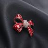 Brooch Bow-knot Elegant Temperament Shine Universal Stylish Brooch Pin for Banquet
