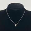 Б/у [Распространен купон на 8% скидку] TASAKI Алмаз x Жемчуг PT850/PT900 D0.02 Ожерелье 3,5 г Белое
