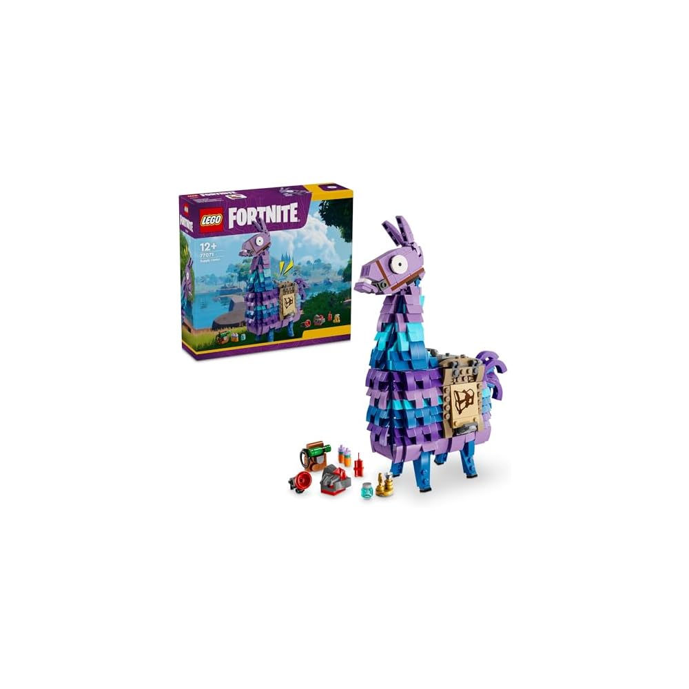 LEGO Fortnite Supply Llama Toy Building Set for Kids Ages 12-14, Fun Animal Figure, Creative Block Game 77071