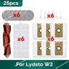 Accessories Compatible For Lydsto W2, Kyvol Cybovac S60, AICLE INS-200, inic iX10 Robot Vacuum Spare Parts Dust Bag Filter Mop