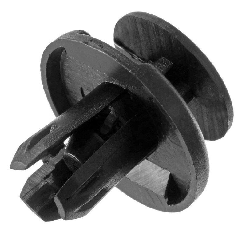 50 шт., 8 мм, пластиковые заклепки с отверстиями, зажимы для обшивки двери автомобиля, бампера