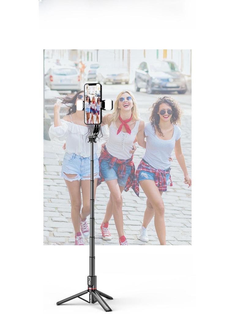 Селфи-палка CYKE Bluetooth со встроенным штативом и подсветкой