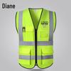 LED Reflective Safety Vest for Construction, Sanitation, and Night Riding