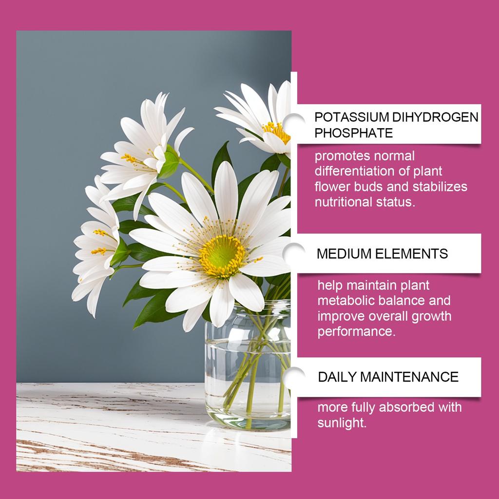 Порошок для улучшения цветения, для питания растений, азот, фосфор и калий, а также усилитель роста фруктов и цветов