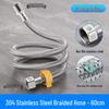 MOUFU 304 Stainless Steel Braided Water Heater Supply Hose
