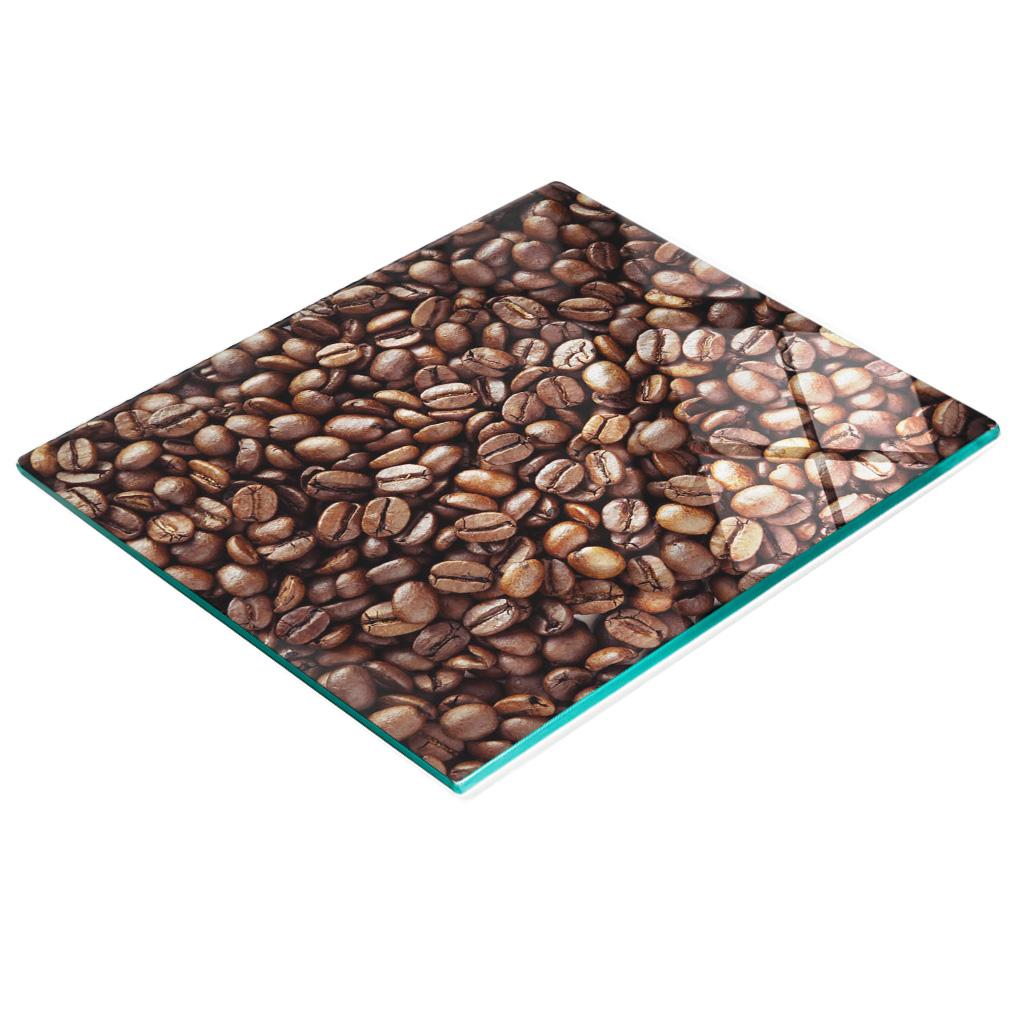 Tempered Multifunctional Decorative Glass Board Coffee Beans 60x52 cm