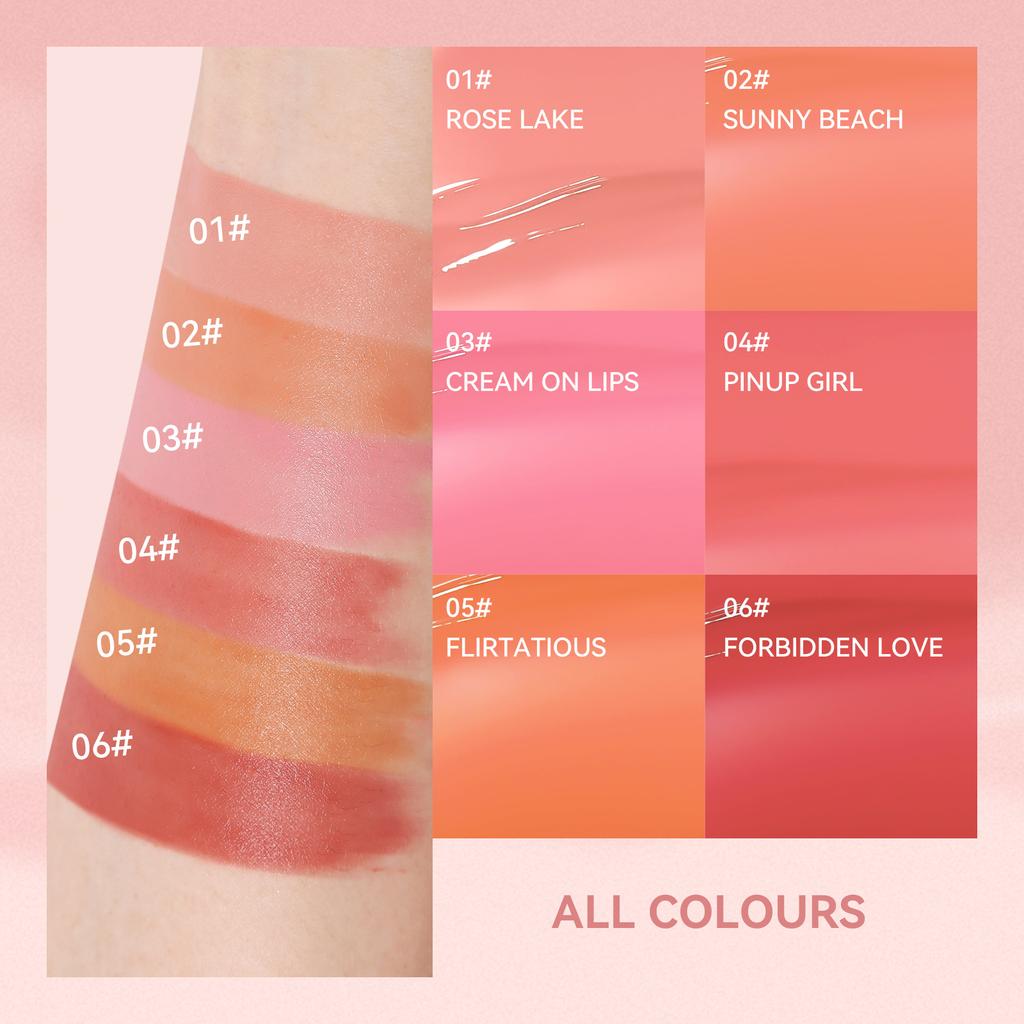 Liquid Blush Natural Blush Powder Easy To Apply Lip Cheek Blush