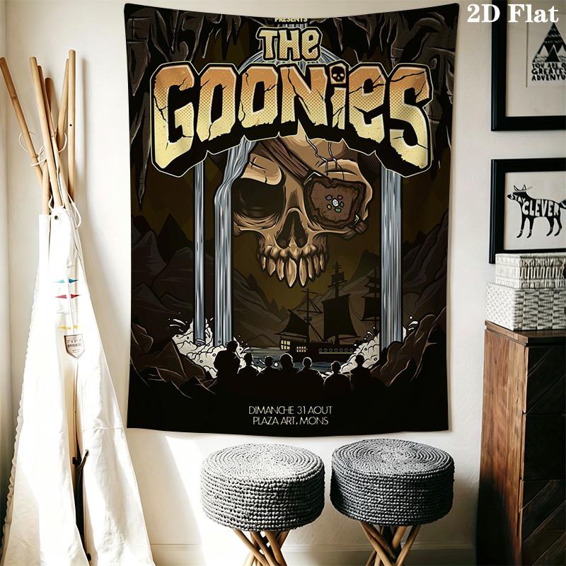 The Goonies Pattern Home Decor Tapestry, Wall Hanging, Decorative RV Wall Cloth.SGT0917311