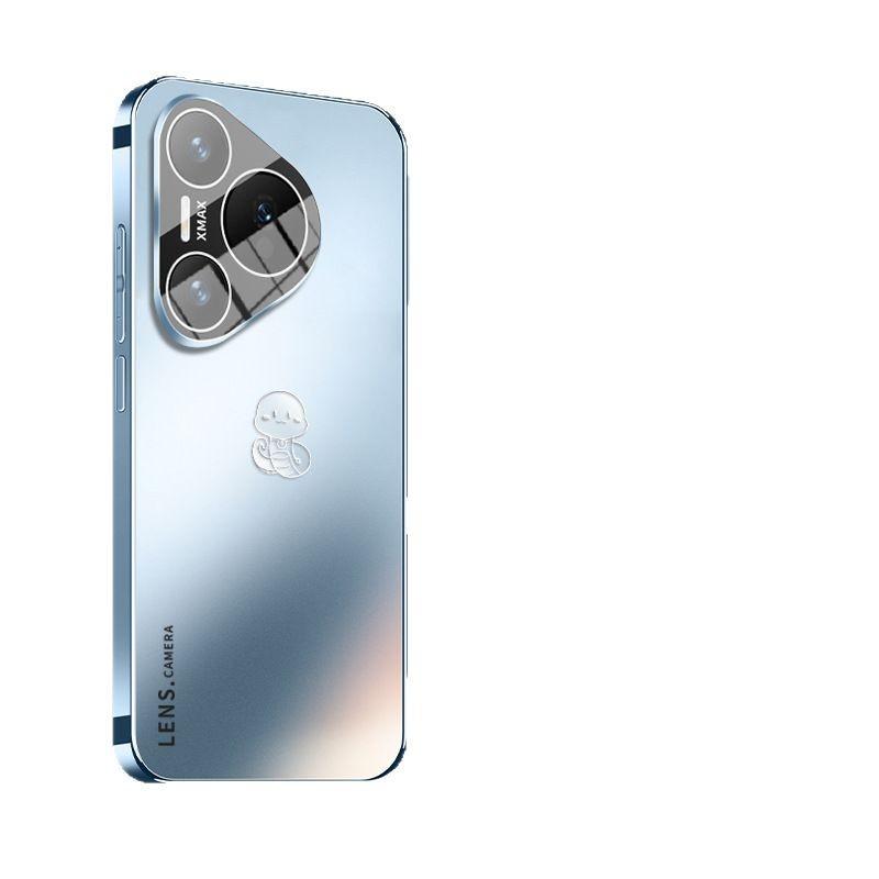 Применимо к чехлу для мобильного телефона Huawei pura70 с защитной пленкой для камеры, новый Год Змеи pura70propro + шлифованная кожа