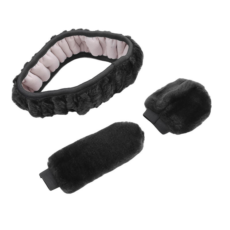 Мягкий шерстяной руль для ручного тормоза автомобиля, зимний теплый чехол для салона автомобиля, аксессуары для украшения автомобиля, легкий доступ