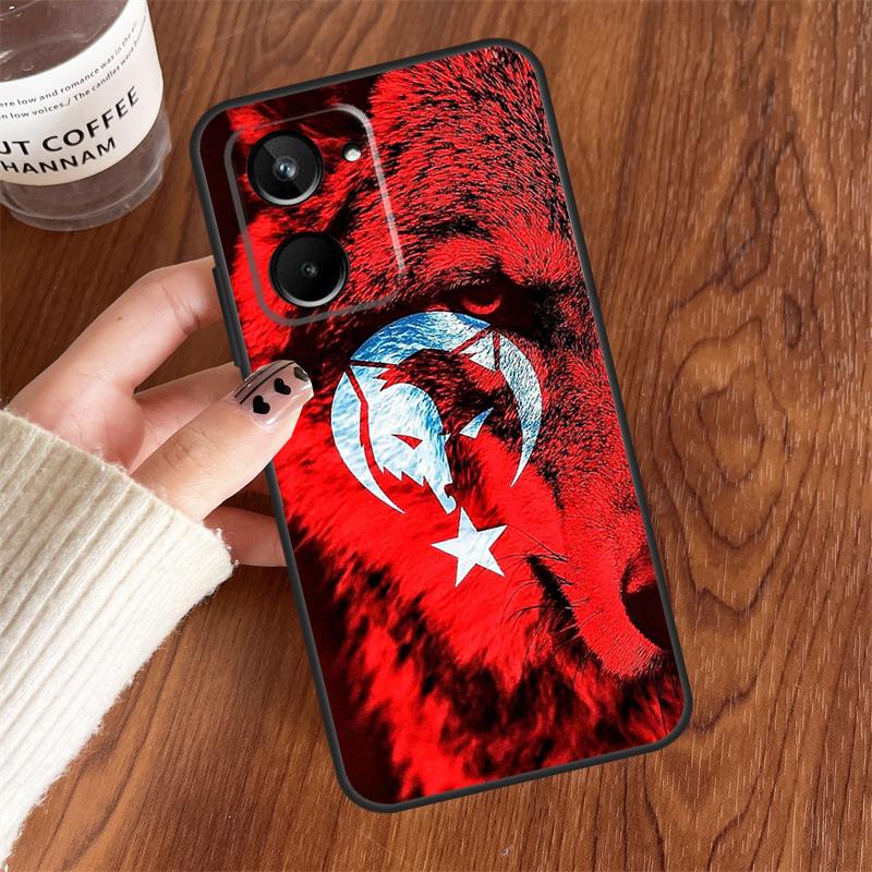 Турция Турецкий Флаг Для Realme 10 11 12 13 14 15 Pro Plus C65 C71 C75 C55 C63 C61 C53 C67 C35 GT6 GT7 Pro Чехол