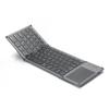 Folding Keyboard Multi-Function Wireless Folding Keyboard 78 Keys Touchpad Keypad Rechargeable for IOS Android Windows