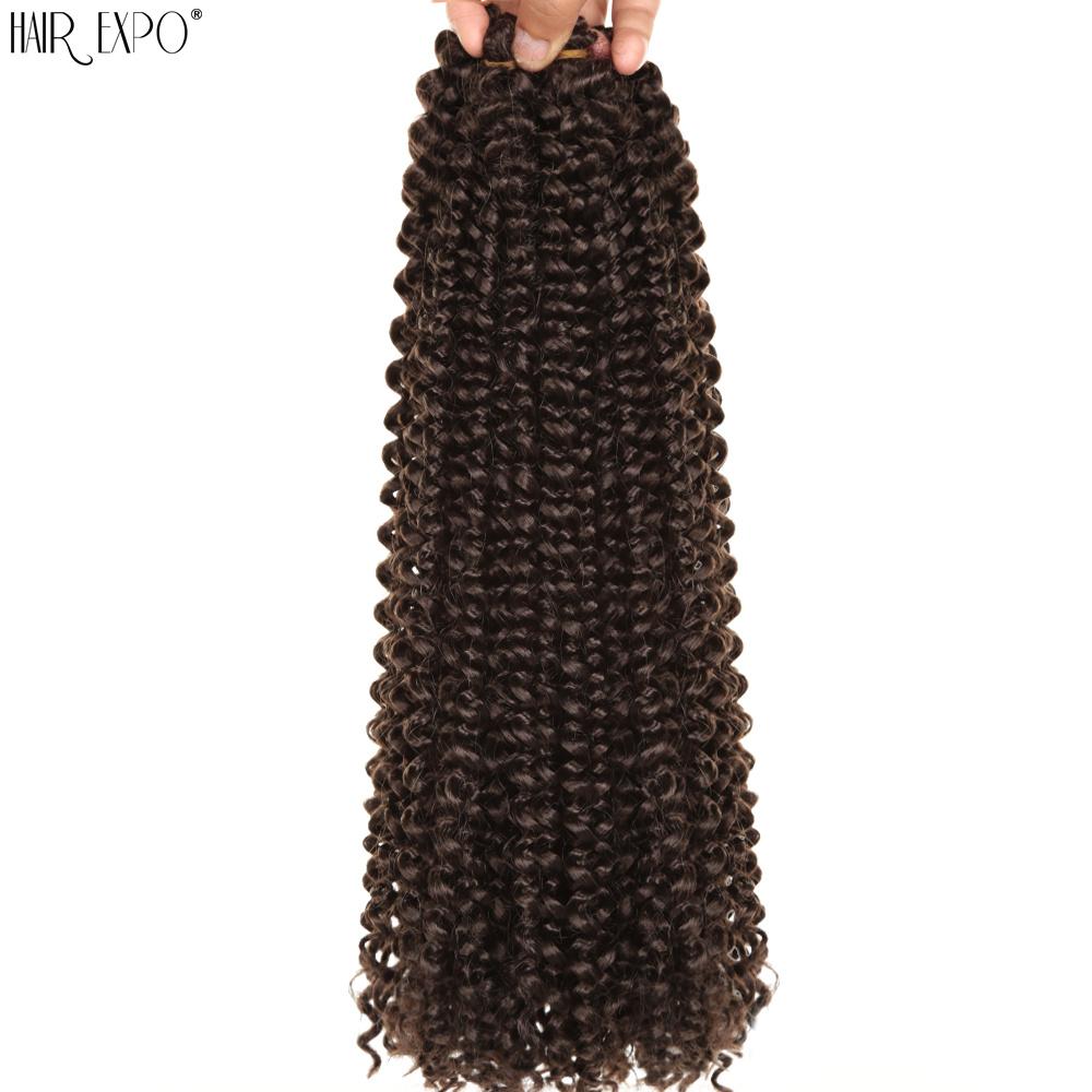 22"Passion Twist Crochet Hair Synthetic Braiding Hair Pre-Looped Water Hair Extensions Ombre Pre-Twisted Braids Hair Expo City
