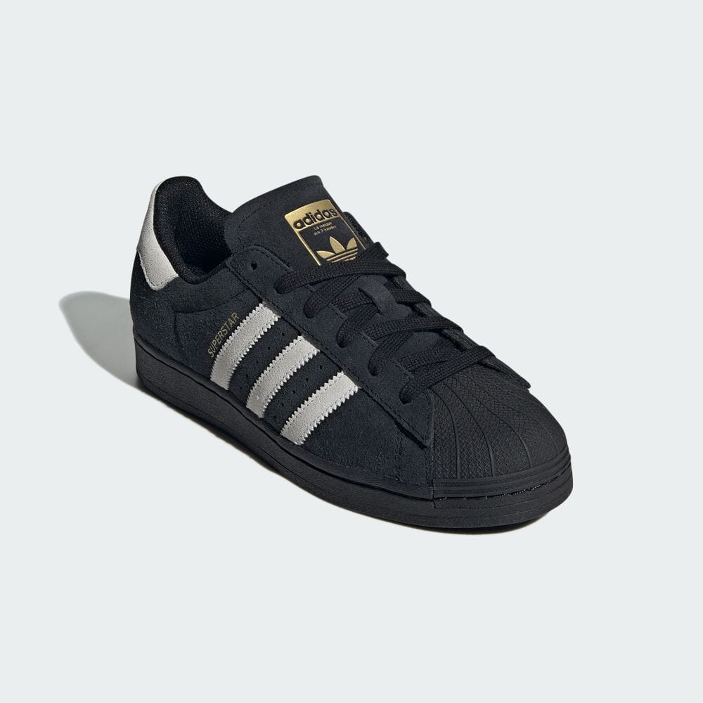 Adidas Кроссовки SUPERSTAR Core Black ORIGINALS унисекс IE6525 Core Black / Crystal White / Matte Gold