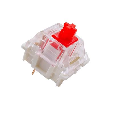 Механические переключатели Gateron Red, набор из 20 линейных переключателей, DIY заменяемые переключатели для механических игровых клавиатур (Красная ось) - 3-контактный
